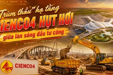 “Trùm thầu” hạ tầng CIENCO4 hụt hơi giữa làn sóng đầu tư công