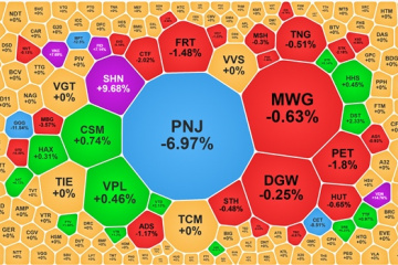 PNJ giảm sàn, hơn 10 triệu cp chờ bán sau thông tin liên quan P-Lab