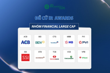 10 doanh nghiệp Financial Large Cap được Đề cử IR Awards 2026