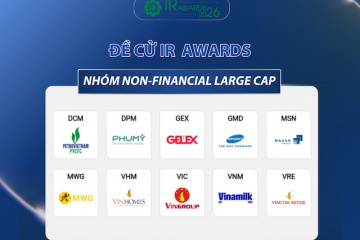 10 doanh nghiệp Non-Financial Large Cap được Đề cử IR Awards 2026