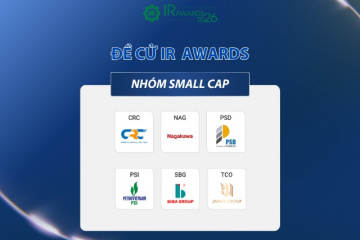 Các doanh nghiệp Small Cap được đề cử IR Awards 2026