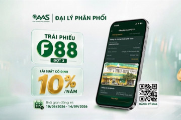 Chứng khoán AAS phân phối trực tuyến trái phiếu F88 đợt 3 với lãi suất 10%/năm