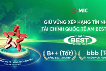 MIC 2 năm liên tiếp được AM Best xếp hạng tín nhiệm B++: Dấu ấn nội lực tài chính vững chắc, chiến lược hội nhập quốc tế dài hạn.