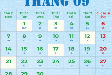 [IR AWARDS] Lịch công bố thông tin tháng 09/2026 cần nhớ