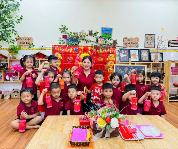Không khí Trung thu rộn ràng tại Trường Mầm non Đại Mạch A