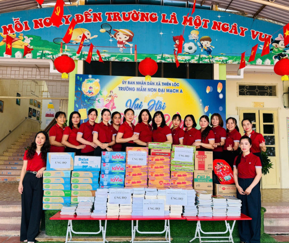 TRƯỜNG MẦM NON ĐẠI MẠCH A HƯỚNG VỀ ĐỒNG BÀO VÙNG BÃO – LAN TỎA YÊU THƯƠNG TỪ TRÁI TIM