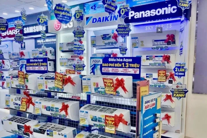 Nắng nóng phủ rộng, doanh số bán máy lạnh tại Điện Máy Xanh tăng gấp rưỡi