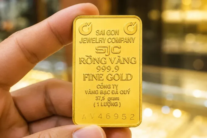 Giá vàng SJC tăng 1 triệu đồng/lượng