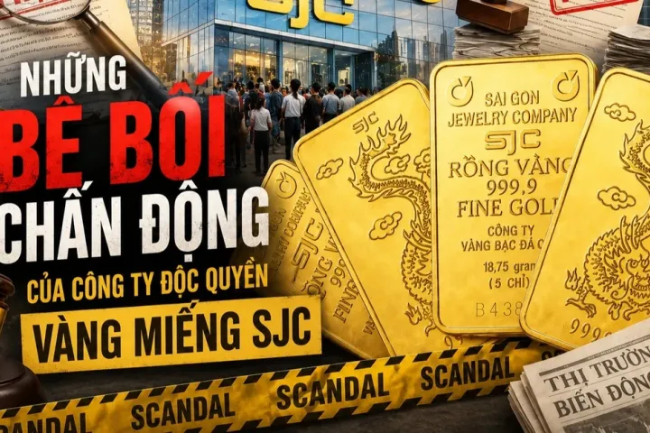 Những bê bối chấn động của SJC trong 13 năm độc quyền sản xuất vàng miếng