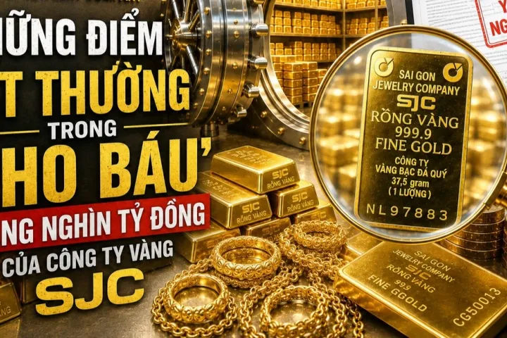 Những bất thường trong 'kho báu' hàng nghìn tỷ của SJC