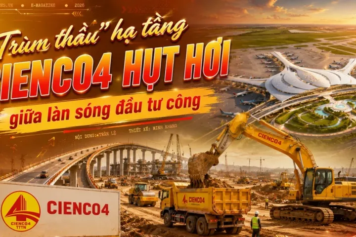 “Trùm thầu” hạ tầng CIENCO4 hụt hơi giữa làn sóng đầu tư công