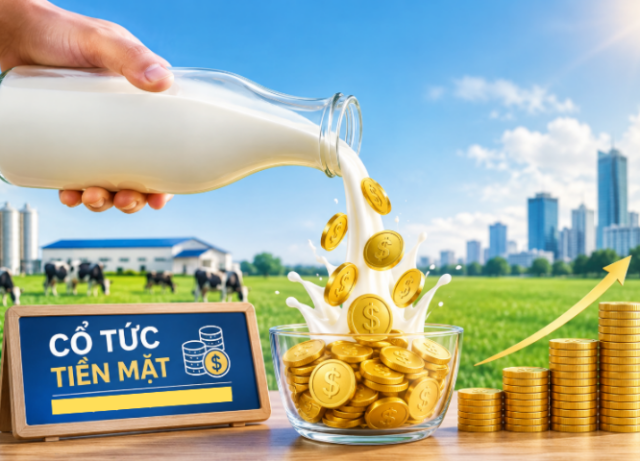 “Dòng sữa” cổ tức dồi dào từ doanh nghiệp sữa Việt