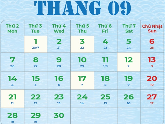 [IR AWARDS] Lịch công bố thông tin tháng 09/2026 cần nhớ