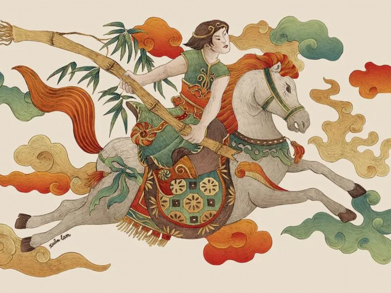 Tiếng vó câu gõ nhịp vào hư vô