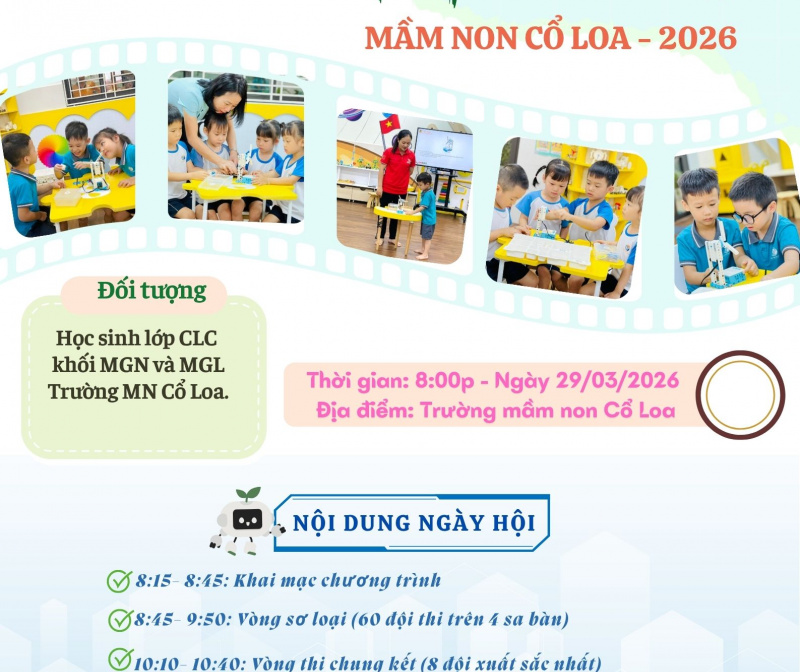 BÙNG NỔ ĐAM MÊ – SẴN SÀNG CHINH PHỤC ĐẤU TRƯỜNG ROBOCON NHÍ 2026!