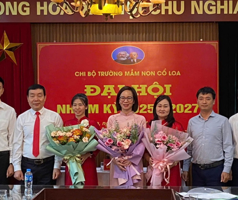 Đại Hội Chi Bộ Trường Mầm Non Cổ Loa nhiệm kỳ 2025 - 2027