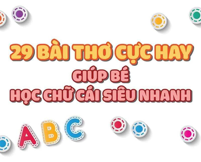 tuyển tập thơ học chữ cái