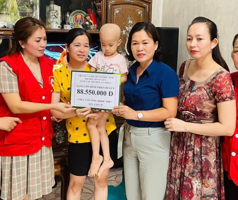 Ủng hộ cháu Đinh Thiện Duyên mắc bệnh hiểm nghèo