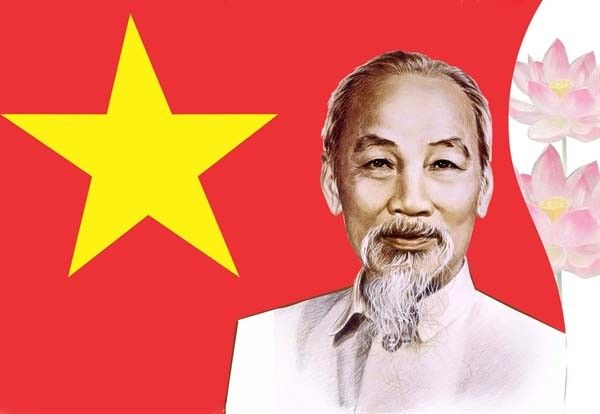 Hoạt động tạo hình: Cắt dán hình ảnh về Bác