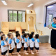 CÙNG CÁC BẠN NHỎ LỚP BUNNY 2  RỬA TAY, LAU MẶT SẠCH SẼ TRƯỚC KHI ĂN