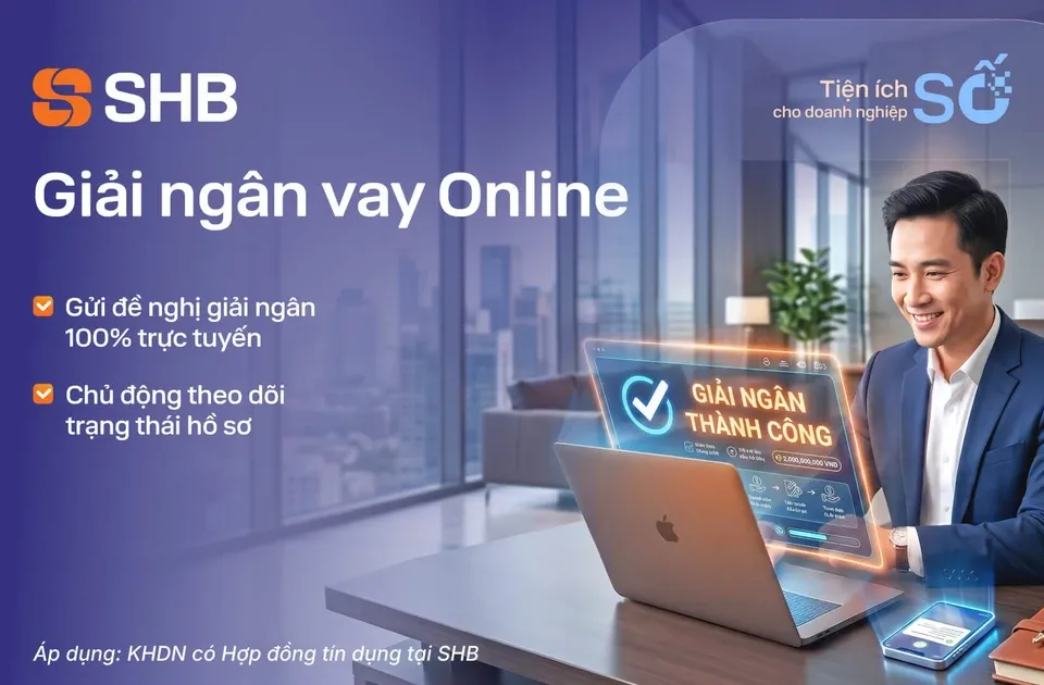 SHB bổ sung loạt tính năng mới trên ngân hàng số dành cho doanh nghiệp