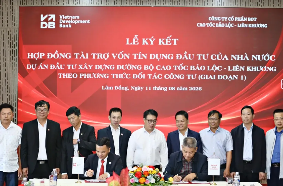 VDB cho vay tối đa 4.978 tỷ đồng, mở thêm nguồn lực triển khai cao tốc Bảo Lộc-Liên Khương