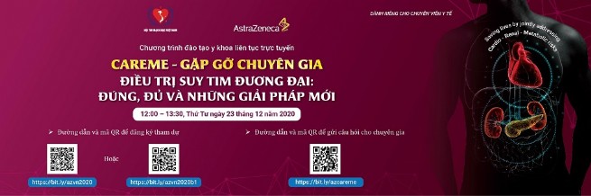 Chương trình đào tạo y khoa liên tục trực tuyến “CAREME - Gặp gỡ chuyên gia“ - Kỳ 8