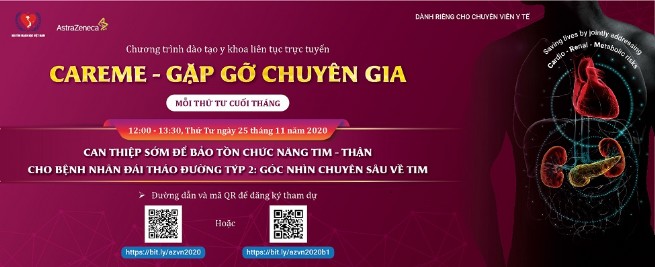 Chương trình đào tạo y khoa liên tục trực tuyến “CAREME - Gặp gỡ chuyên gia“ - Kỳ 7