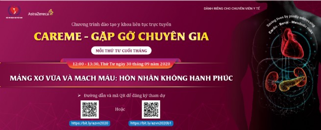 Chương trình đào tạo y khoa liên tục trực tuyến “CAREME - Gặp gỡ chuyên gia“ - Kỳ 5