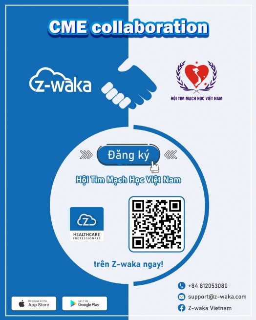 Thông báo hợp tác giữa Hội Tim mạch Việt Nam và công ty TNHH Z-waka Việt Nam