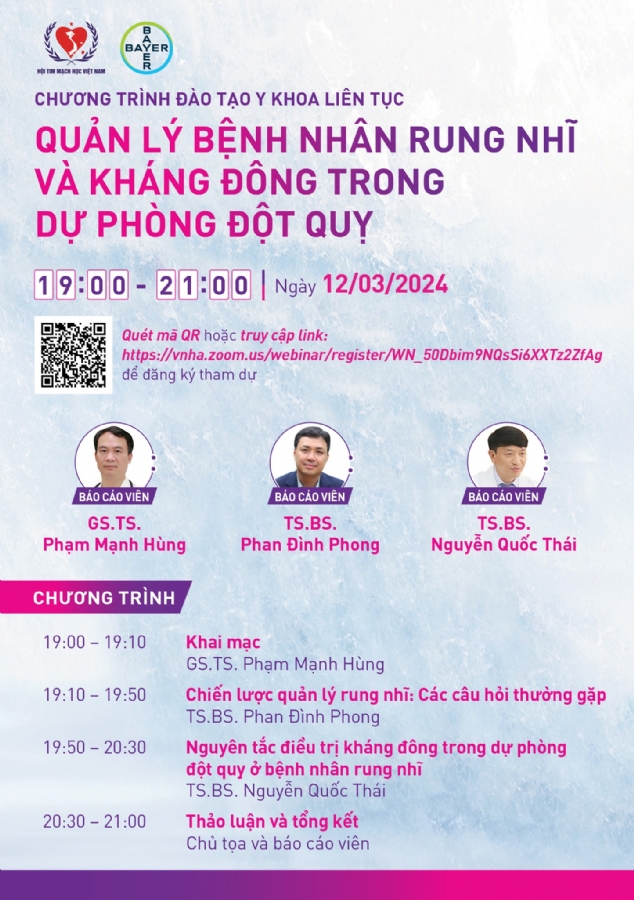 Quản lý bệnh nhân rung nhĩ và kháng đông trong dự phòng đột quỵ