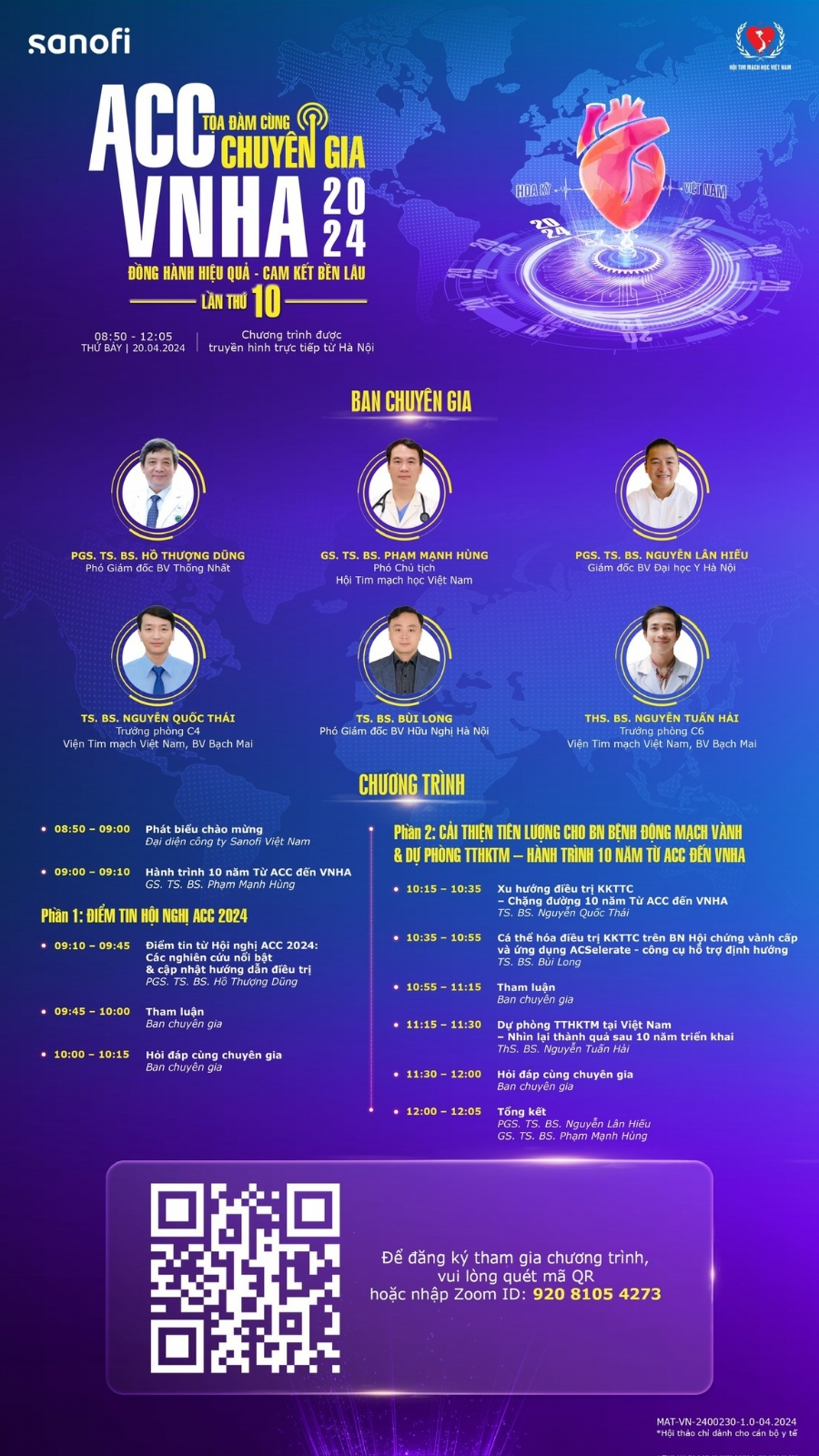 Tọa đàm cùng Chuyên gia (Buổi 1 - Hà Nội): Từ ACC đến VNHA 2024 - 10 NĂM 1 CHẶNG ĐƯỜNG