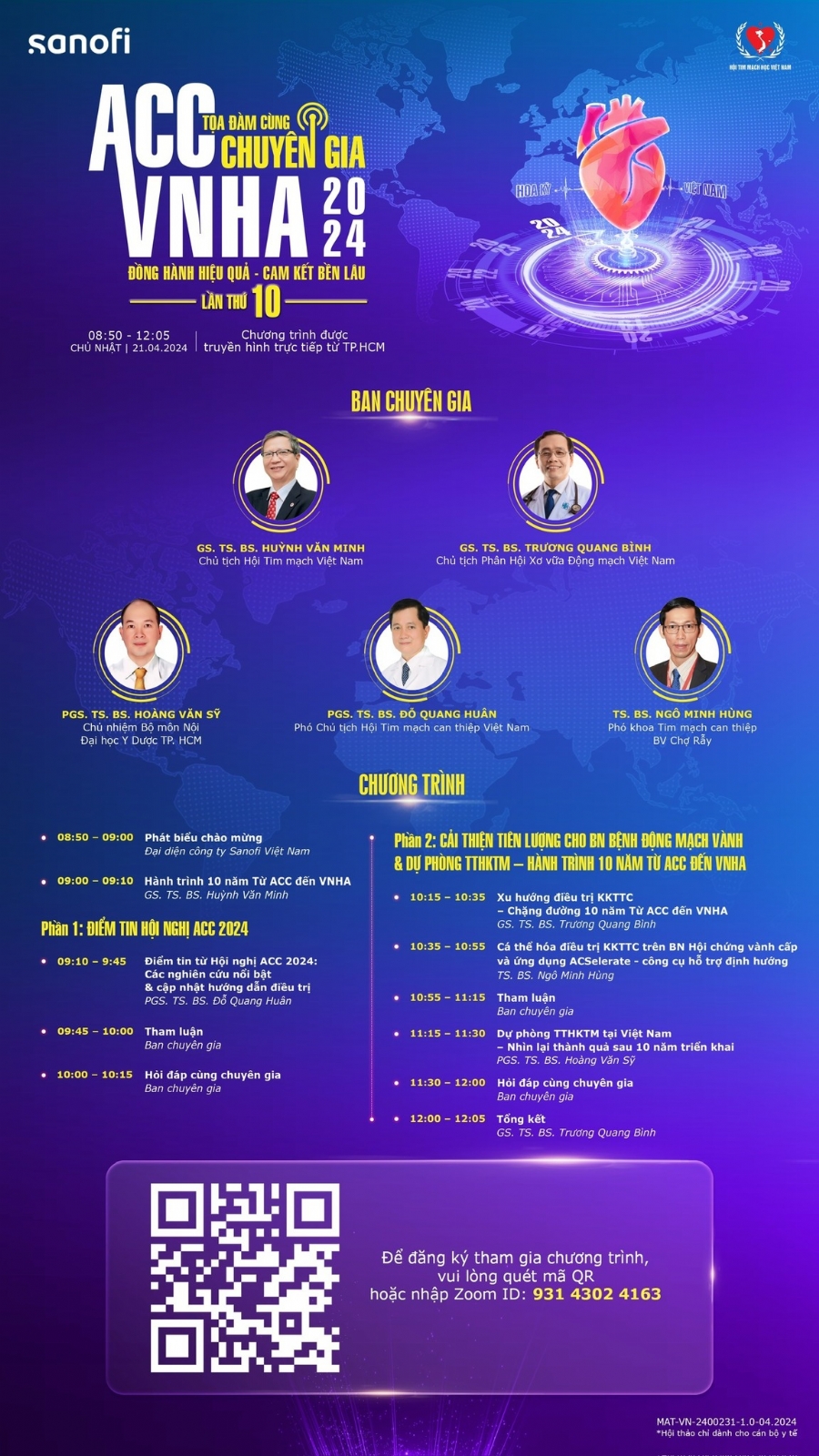 Tọa đàm cùng Chuyên gia (Buổi 2 - TP HCM): Từ ACC đến VNHA 2024 - 10 NĂM 1 CHẶNG ĐƯỜNG