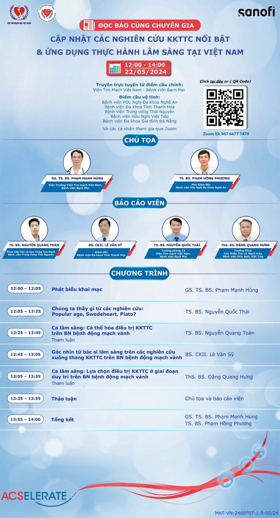 Đọc báo cùng Chuyên gia: “CẬP NHẬT CÁC NGHIÊN CỨU KKTTC NỔI BẬT & ỨNG DUNG THỰC HÀNH LÂM SÀNG TẠI VIỆT NAM
