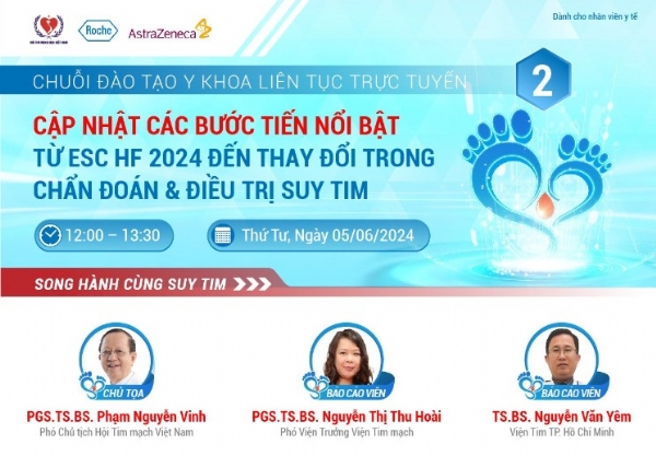 Song hành cùng Suy tim: CẬP NHẬT BƯỚC TIẾN CỦA Y HỌC TRONG CHẨN ĐOÁN VÀ ĐIỀU TRỊ SUY TIM