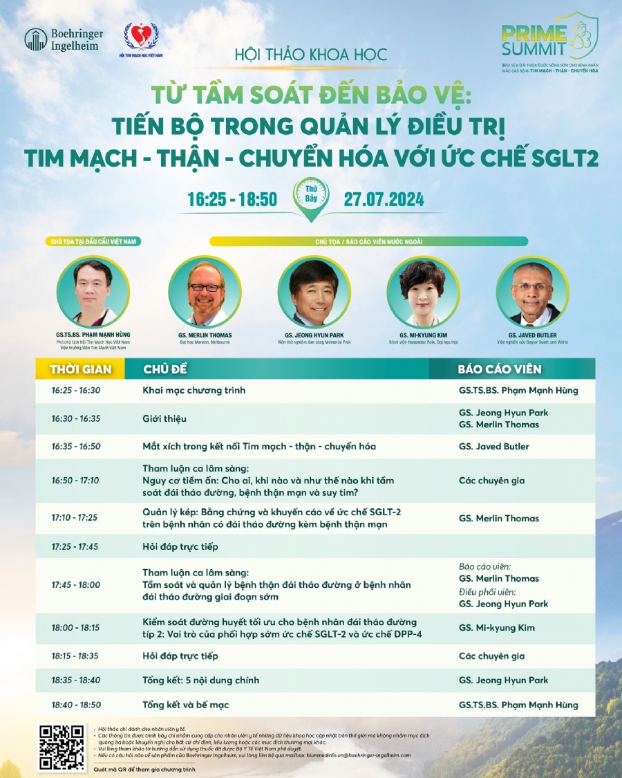 Từ tầm soát đến bảo vệ: Tiến bộ trong quản lý điều trị Tim mạch- Thận- Chuyển hóa với ức chế SGLT2