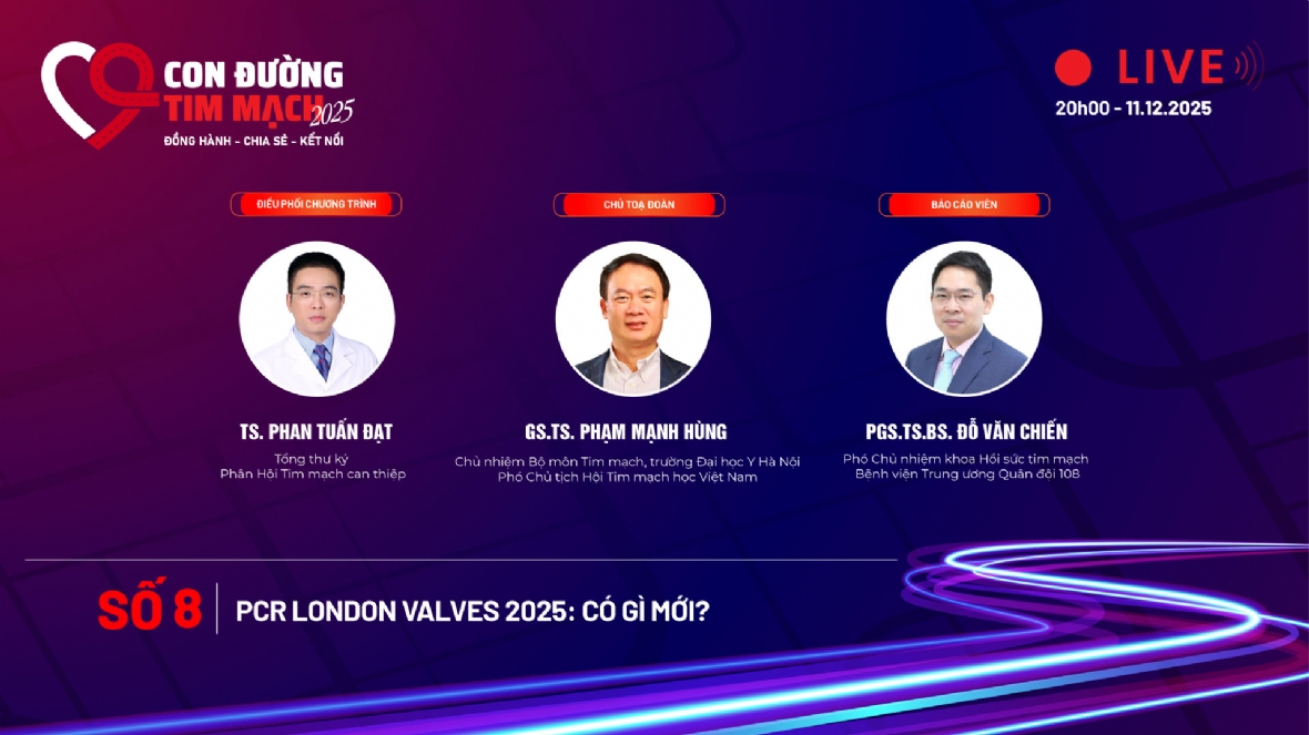 CON ĐƯỜNG TIM MẠCH - Số 8: PCR LONDON VALVES 2025 - CÓ GÌ MỚI?