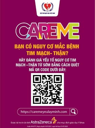 Tích hợp ứng dụng CAREME - Đánh giá yếu tố nguy cơ tim mạch - thận vào phần mềm quản lý bệnh viện/bệnh án điện tử