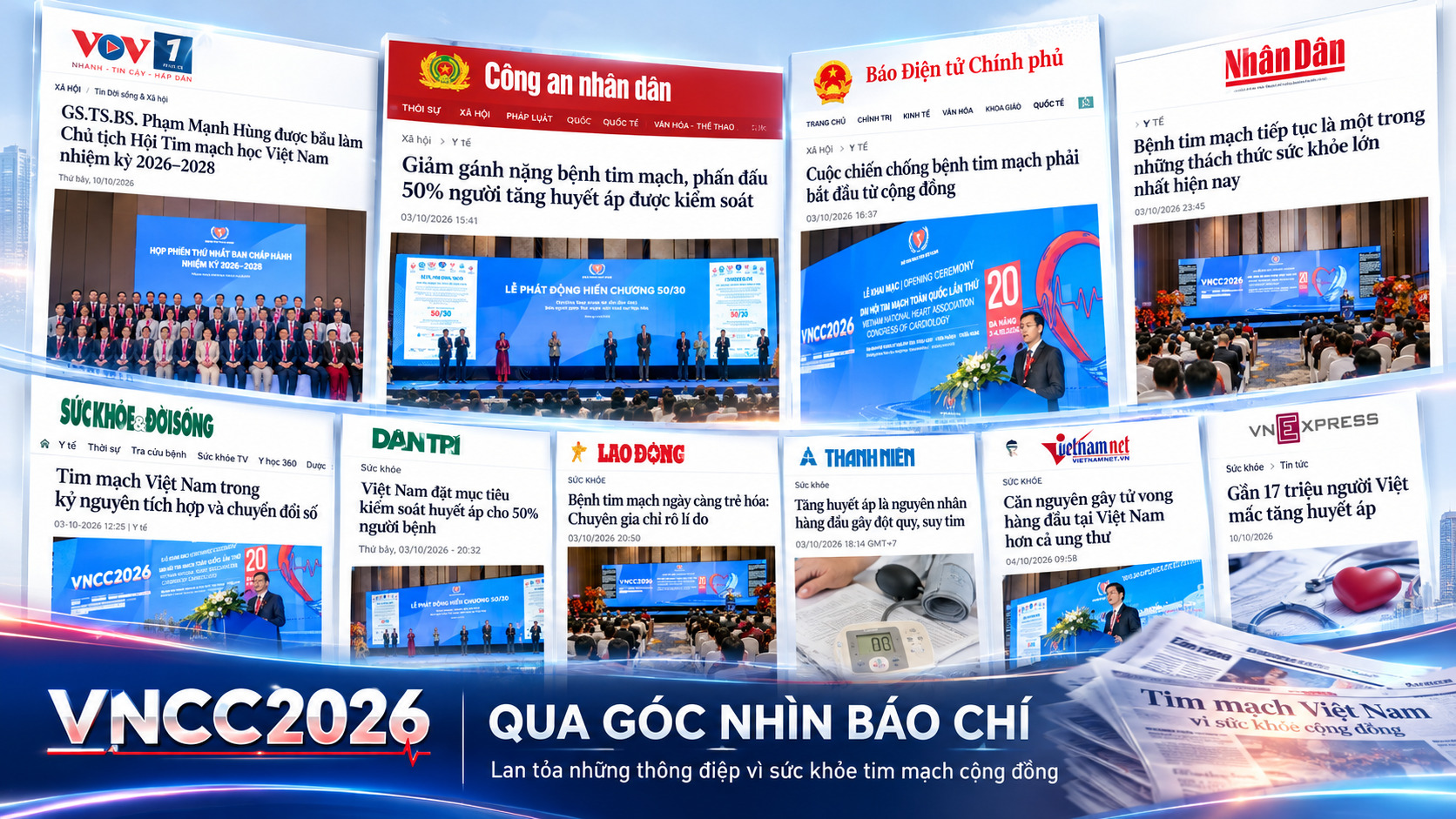 VNCC2026 qua góc nhìn báo chí – Lan tỏa những thông điệp vì sức khỏe tim mạch cộng đồng