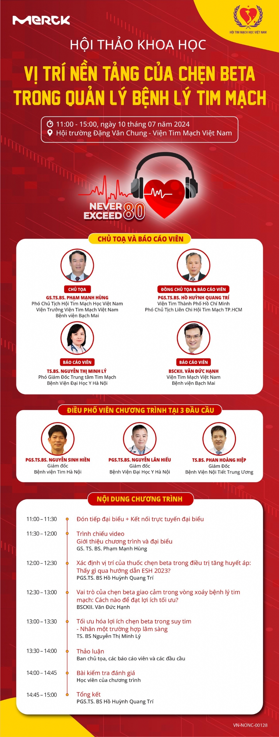 Chương trình Mi-CONCept với chủ đề “VỊ TRÍ NỀN TẢNG CỦA CHẸN BETA TRONG QUẢN LÝ BỆNH LÝ TIM MẠCH”